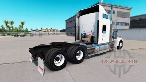 La peau de terre-Neuve-Drapeau sur le camion Ken pour American Truck Simulator