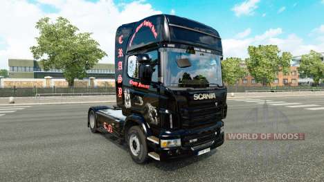 La peau Crasy Trans Logistique v2.0 camion Scani pour Euro Truck Simulator 2