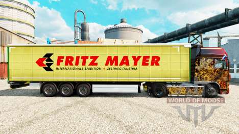 La peau Fritz Mayer sur semi pour Euro Truck Simulator 2