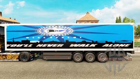 La peau Arminia Bielefeld sur semi pour Euro Truck Simulator 2