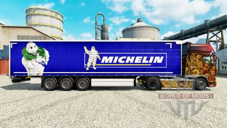 La peau sur les pneus Michelin semi-remorques pour Euro Truck Simulator 2