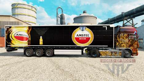 La peau Amstel de remorques pour Euro Truck Simulator 2