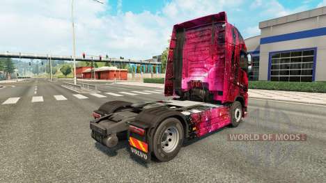 Weltall-skin für den Volvo truck für Euro Truck Simulator 2