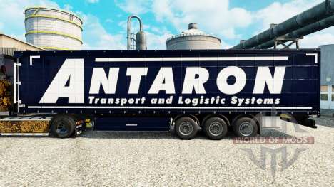 La peau Antaron pour les remorques pour Euro Truck Simulator 2