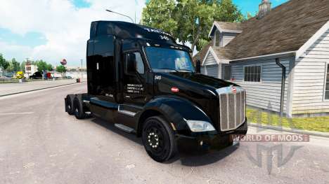 La peau Taylor Express camion Peterbilt 579 pour American Truck Simulator