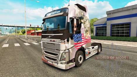 Le U. S. l'Armée de la peau pour Volvo camion pour Euro Truck Simulator 2