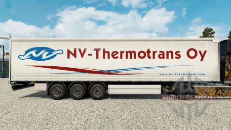 Haut NV-Thermotrans Oy auf einen Vorhang semi-tr für Euro Truck Simulator 2