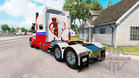 Ferrero Kinderriegel skin für den truck-Peterbil für American Truck Simulator