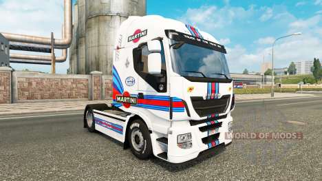 Martini Racing de la peau pour Iveco tracteur pour Euro Truck Simulator 2