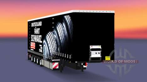Krone rideau semi-remorque Fulda pour Euro Truck Simulator 2