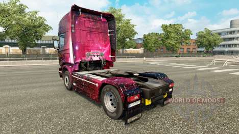 La peau Weltall sur le tracteur Scania pour Euro Truck Simulator 2