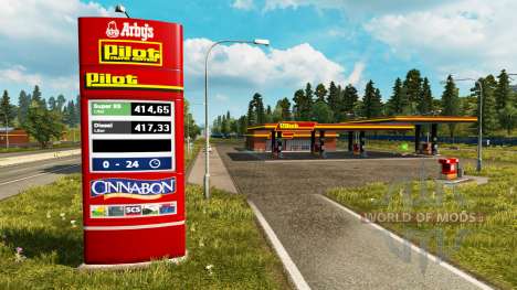 Neue Farben für die Tankstelle v0.4 für Euro Truck Simulator 2