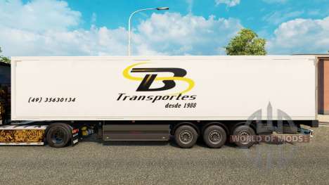La TUBERCULOSE Transportes de la peau pour les r pour Euro Truck Simulator 2
