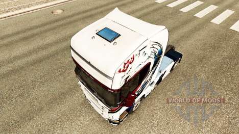 La peau Exclusivo sur tracteur Scania pour Euro Truck Simulator 2