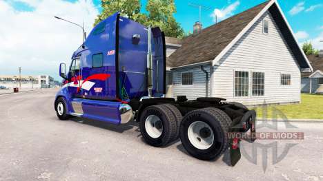 Haut B. T. Inc. die Zugmaschine Peterbilt 387 für American Truck Simulator