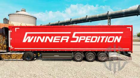 Winner Spedition Haut für Anhänger für Euro Truck Simulator 2
