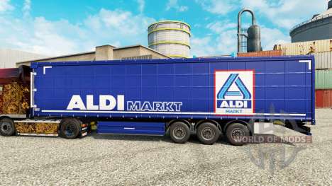 La peau Aldi Markt pour semi-remorques pour Euro Truck Simulator 2
