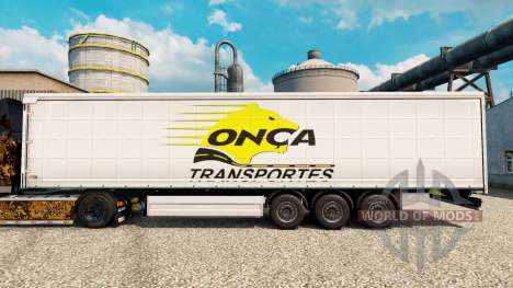 Onca Transportes Haut für Anhänger für Euro Truck Simulator 2
