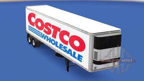La peau Costco Wholesale sur la remorque pour American Truck Simulator