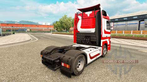 Haut-Metallic für Traktor Mercedes-Benz für Euro Truck Simulator 2