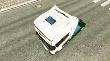 La peau Panexpress sur tracteur Scania pour Euro Truck Simulator 2