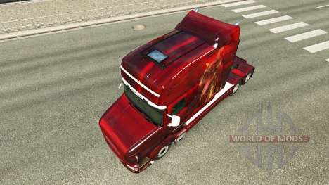 Peau de Dragon pour camion Scania T pour Euro Truck Simulator 2