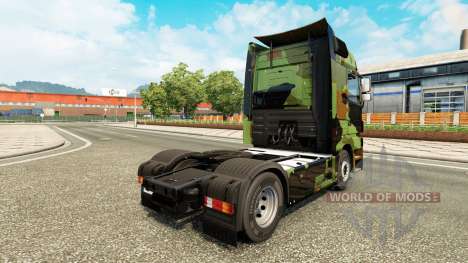 La peau Camo sur camion Mercedes-Benz pour Euro Truck Simulator 2