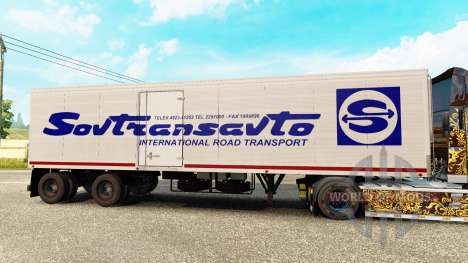 Die Auflieger-Kühlschrank Odaz 9786 Sovtransavto für Euro Truck Simulator 2