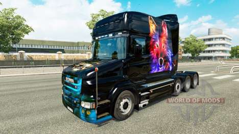 Peau de loup v2 pour Scania T camion pour Euro Truck Simulator 2