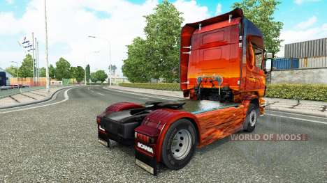 La peau de l'Espace sur le tracteur Scania pour Euro Truck Simulator 2