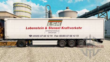 La peau LSK pour les remorques pour Euro Truck Simulator 2