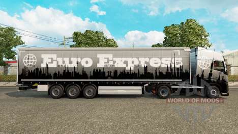 Euro Express de la peau pour les remorques pour Euro Truck Simulator 2