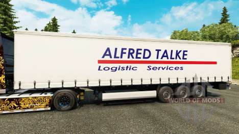 La peau Alfred Talke pour les remorques pour Euro Truck Simulator 2