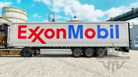 Exxon Mobil peau pour les remorques pour Euro Truck Simulator 2