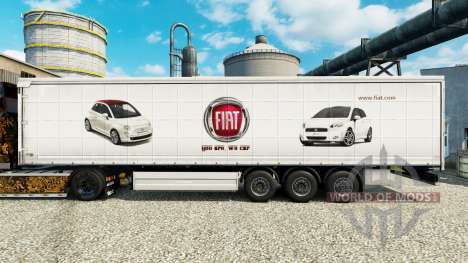 Fiat peau pour les remorques pour Euro Truck Simulator 2