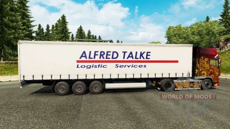 La peau Alfred Talke pour les remorques pour Euro Truck Simulator 2