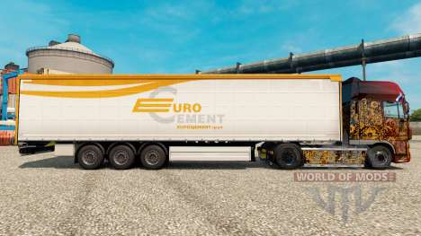 Haut EUROCEMENT Anhänger für Euro Truck Simulator 2