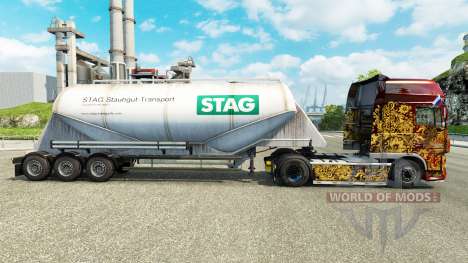 La peau de CERF de ciment semi-remorque pour Euro Truck Simulator 2