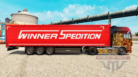 Winner Spedition Haut für Anhänger für Euro Truck Simulator 2