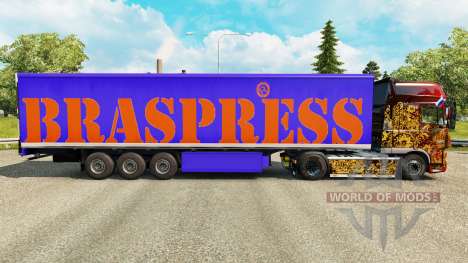 Braspress Haut für Anhänger für Euro Truck Simulator 2