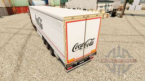 La peau de Coca-Cola semi pour Euro Truck Simulator 2