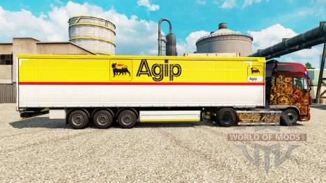 Haut Agip für Anhänger für Euro Truck Simulator 2