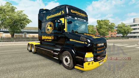 Haut Continental für LKW Scania T für Euro Truck Simulator 2