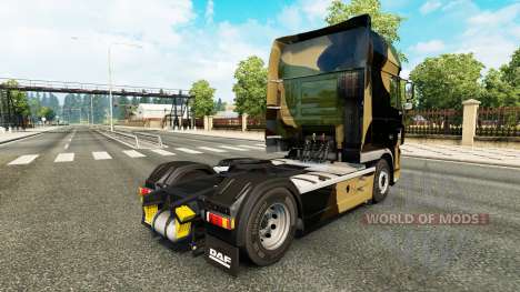 Camo peau pour DAF camion pour Euro Truck Simulator 2