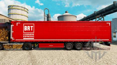 La peau BRT sur semi pour Euro Truck Simulator 2