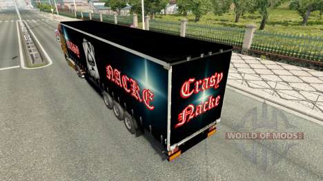 La peau Crasy Trans Logistique v2.0 pour les rem pour Euro Truck Simulator 2