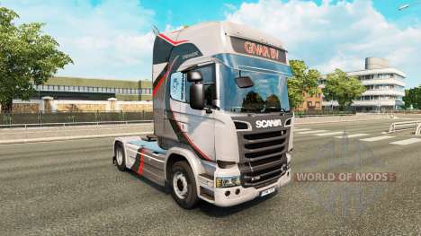 GiVAR BV skin für Scania-LKW für Euro Truck Simulator 2
