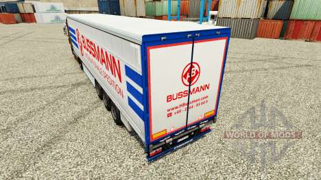 La peau sur les semi Bussmann pour Euro Truck Simulator 2