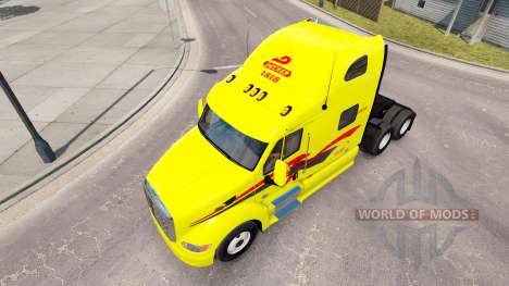 Haut-Decker auf Zugmaschine Peterbilt 387 für American Truck Simulator