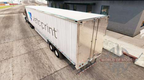 Haut Vistaprint extended trailer für American Truck Simulator
